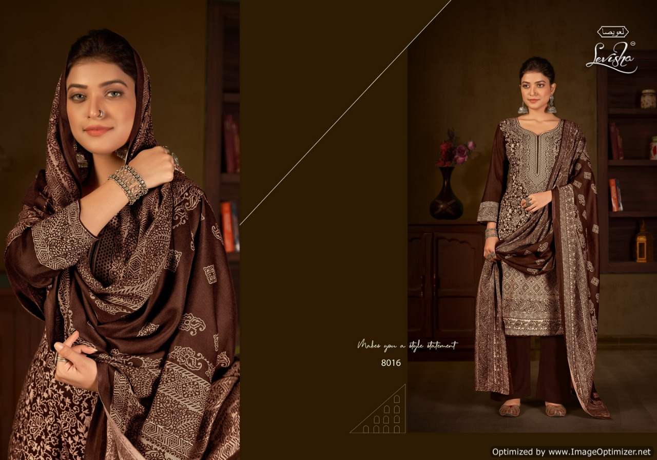 Levisha Alisa Vol 2 Winter Designer Pashmina Dress Material Catalog