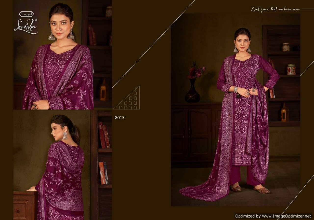 Levisha Alisa Vol 2 Winter Designer Pashmina Dress Material Catalog