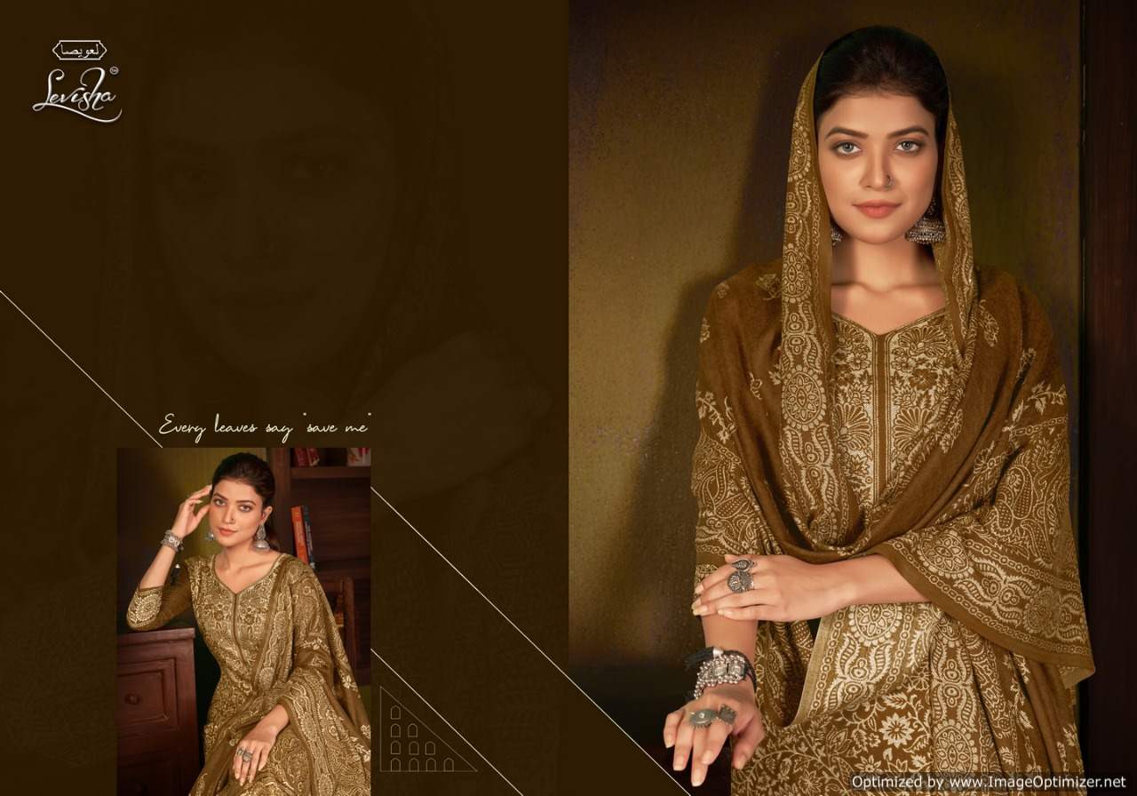 Levisha Alisa Vol 2 Winter Designer Pashmina Dress Material Catalog