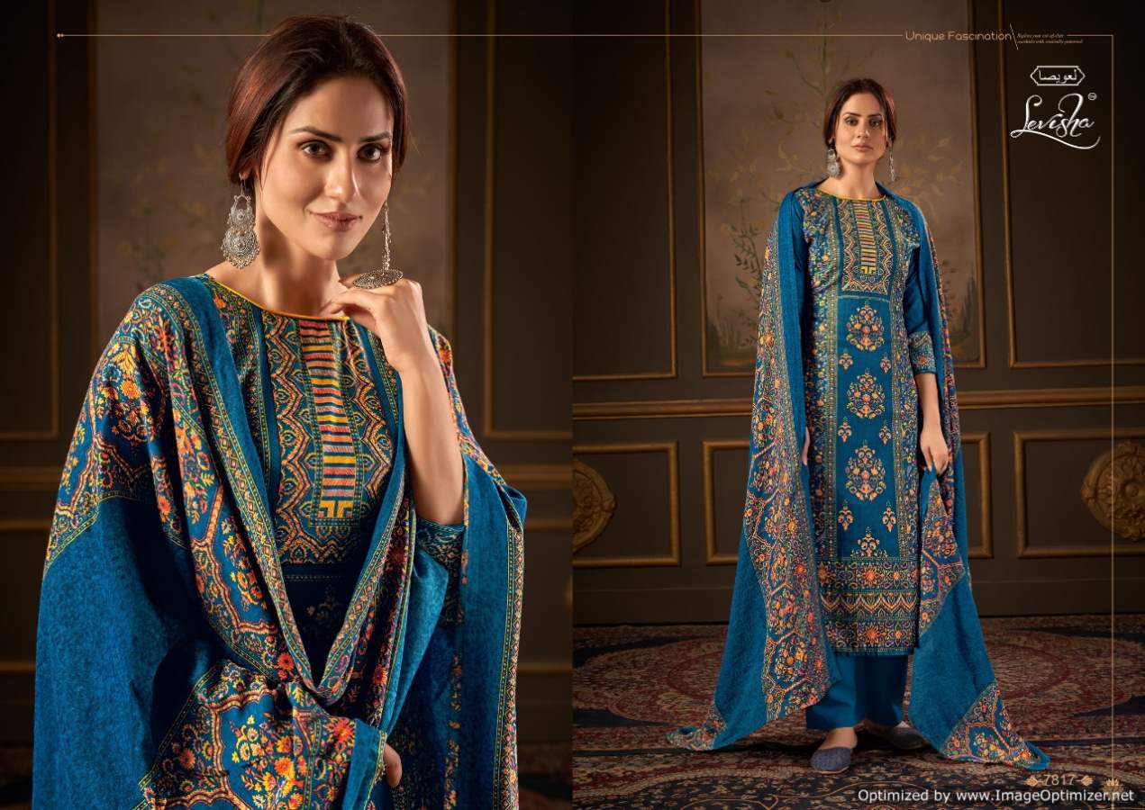 Levisha Femina Vol 12 Winter Wear Pashmina Dress Material Catalog