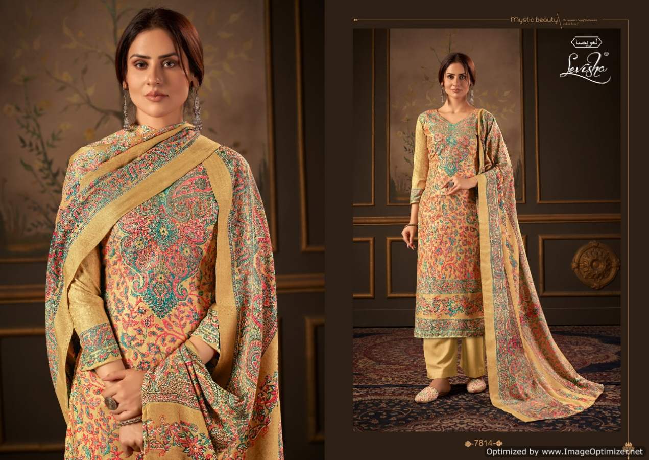 Levisha Femina Vol 12 Winter Wear Pashmina Dress Material Catalog