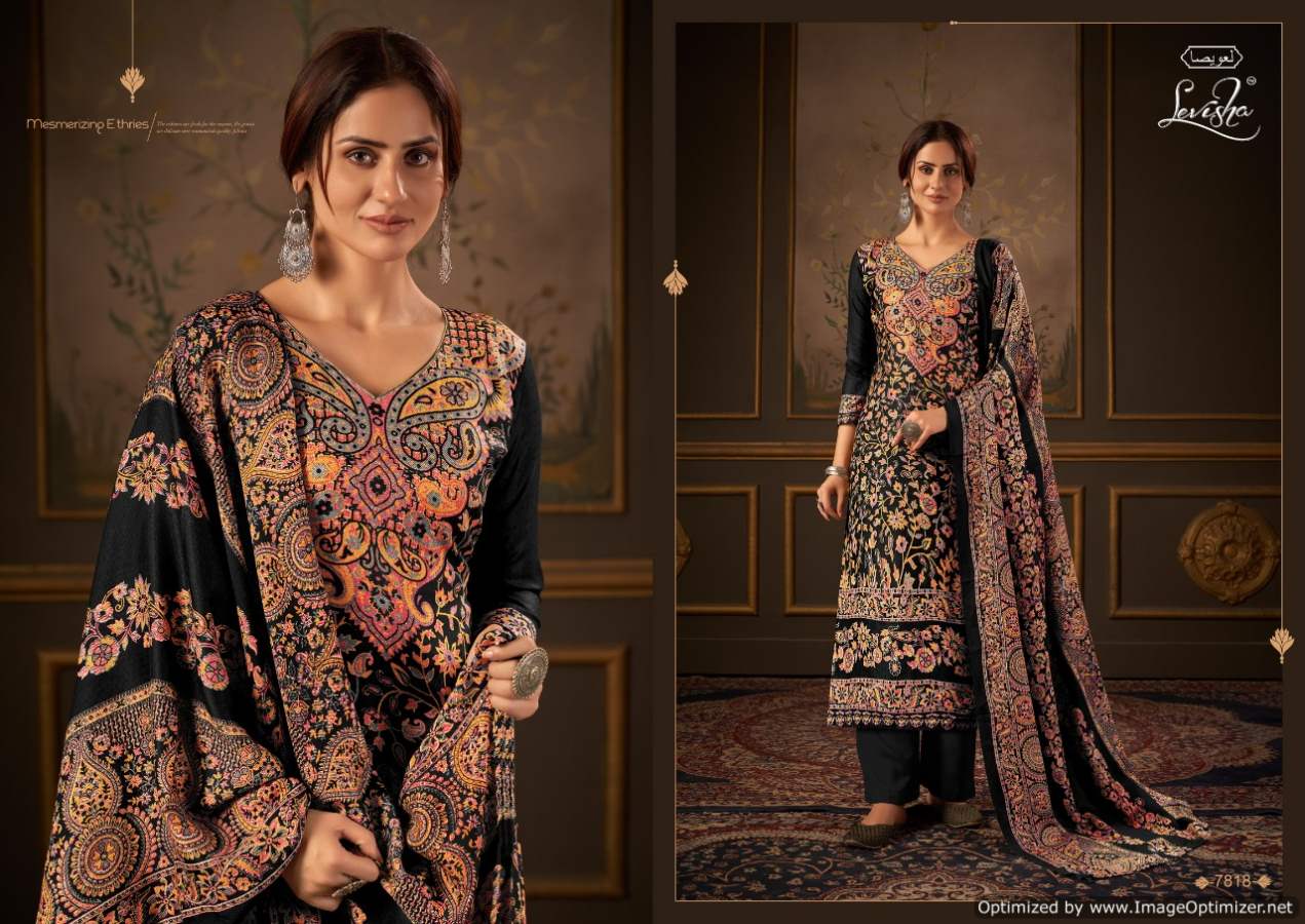 Levisha Femina Vol 12 Winter Wear Pashmina Dress Material Catalog