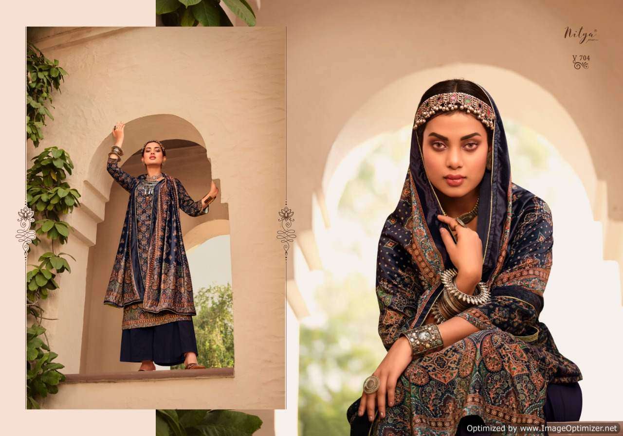 Lt Nitya Velvet  Vol 7  Exclusive  Pashmina Salwar Suits Catalog