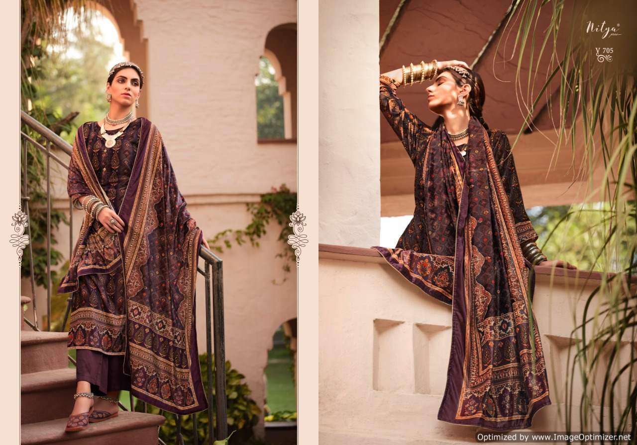 Lt Nitya Velvet  Vol 7  Exclusive  Pashmina Salwar Suits Catalog