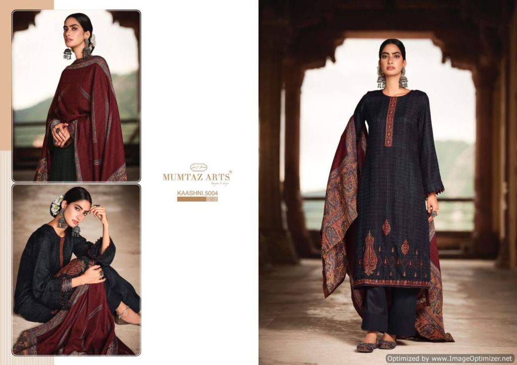 Mumtaz Arts Kaashni Winter Designer Pashmina Dress Material Catalog
