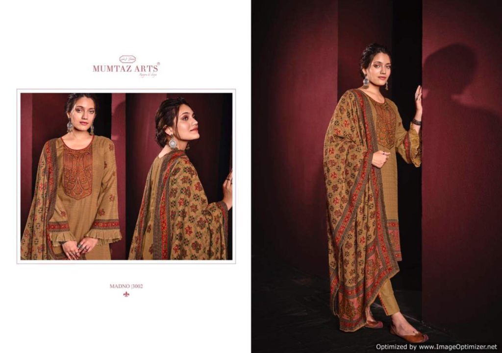 Mumtaz Arts Madno Digital Printed Designer Dress Material