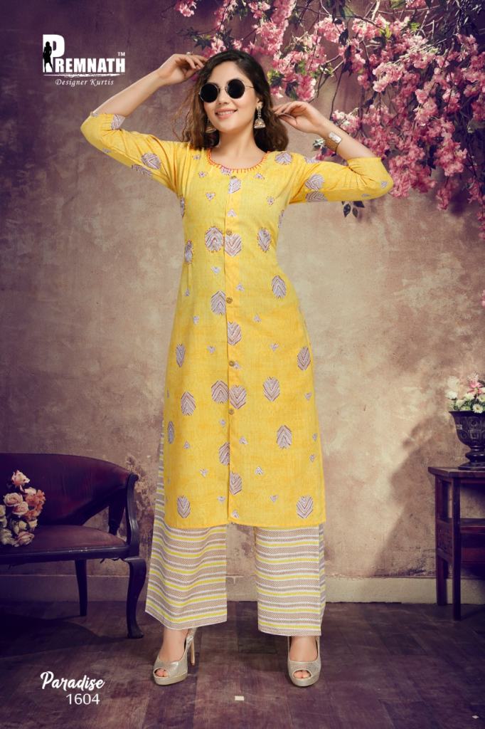 Premnath Paradise Vol 3 Kurti With Bottom Catalog