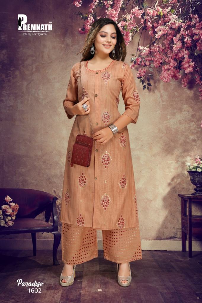 Premnath Paradise Vol 3 Kurti With Bottom Catalog