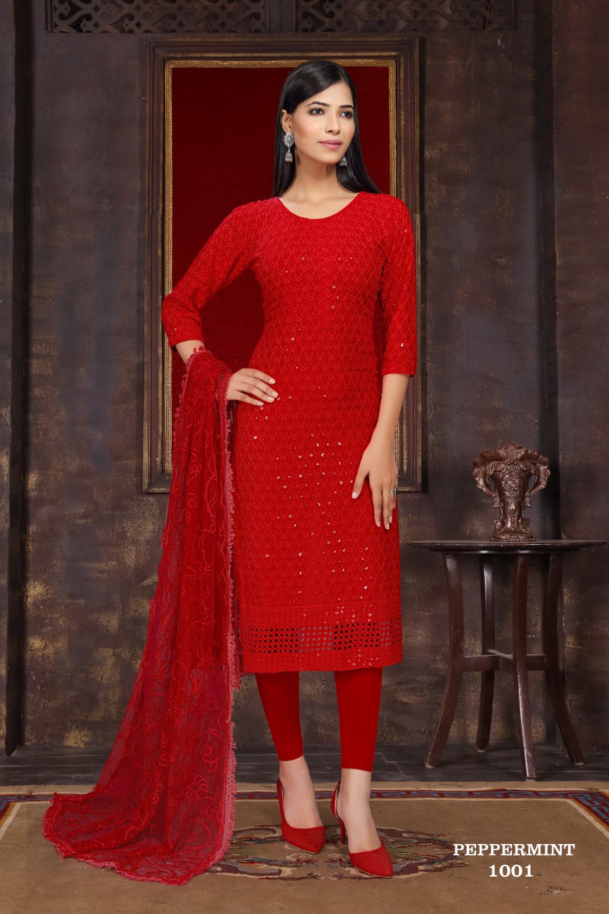 Premnath Peppermint Ethnic Wear Kurti With Dupatta Shop Collection