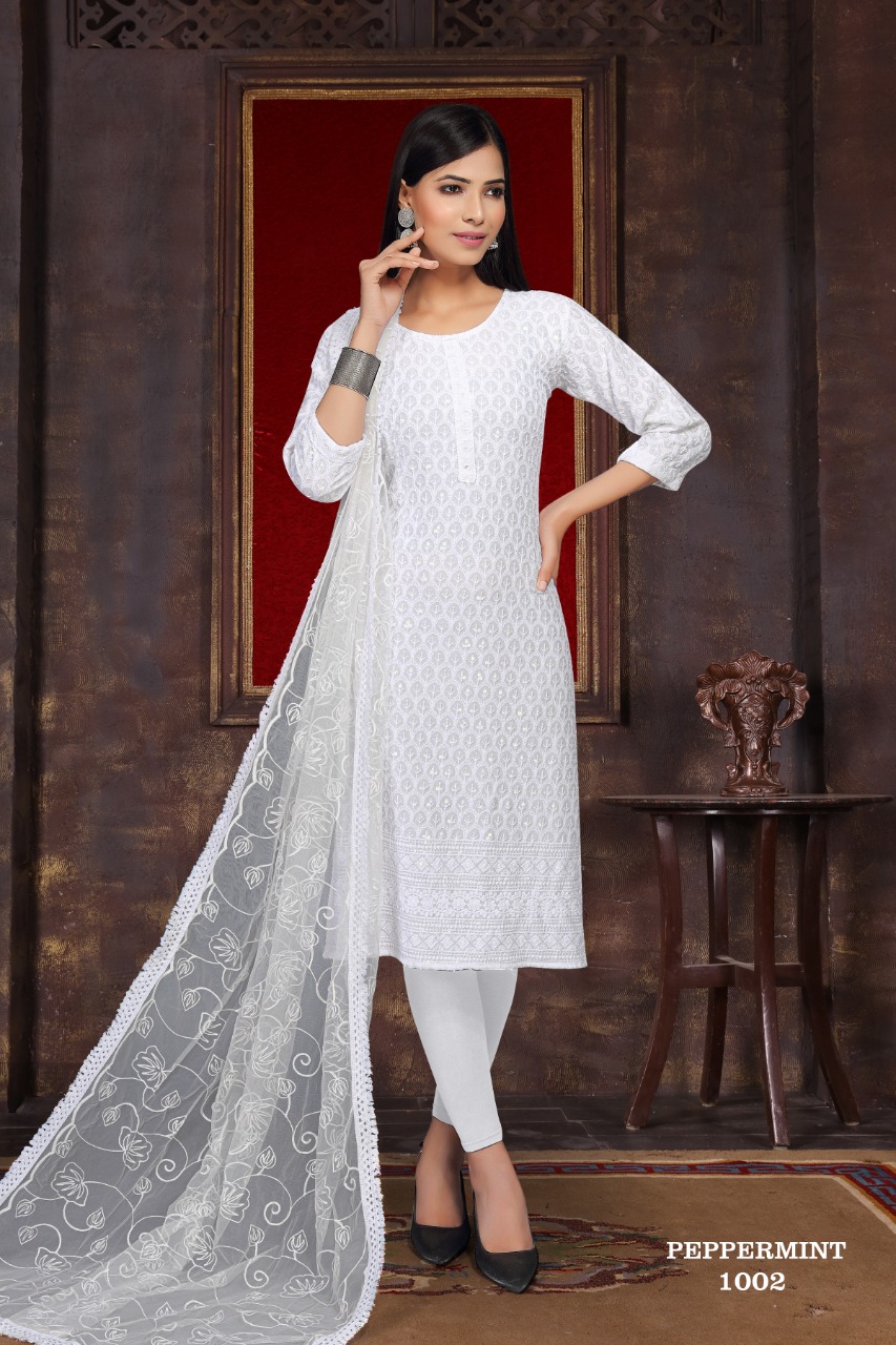 Premnath Peppermint Ethnic Wear Kurti With Dupatta Shop Collection