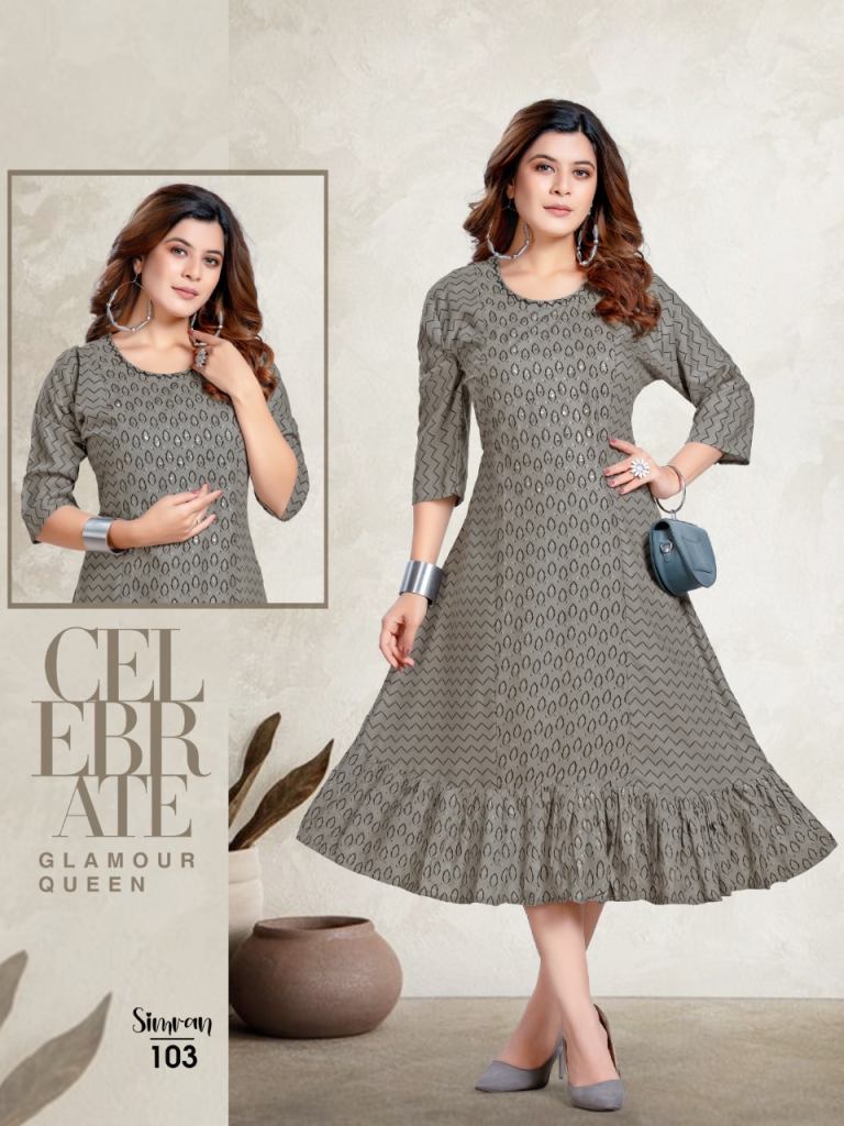 Premnath Simran Anarkali Wholseale Kurti Catalog