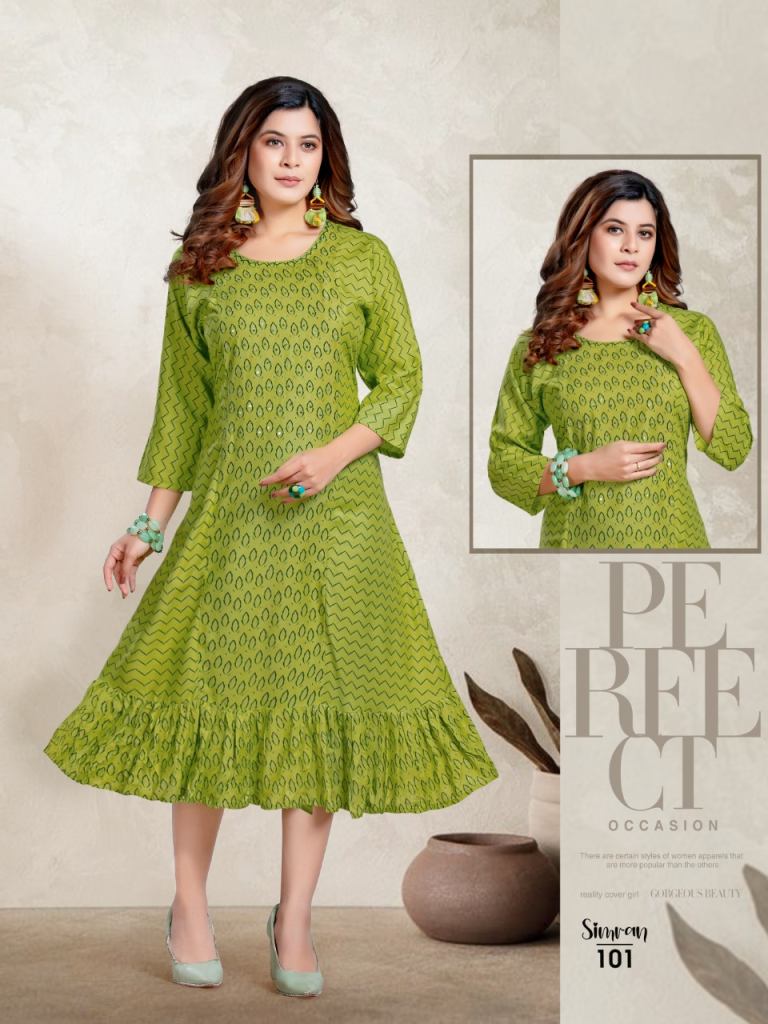 Premnath Simran Anarkali Wholseale Kurti Catalog