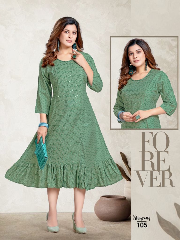 Premnath Simran Anarkali Wholseale Kurti Catalog