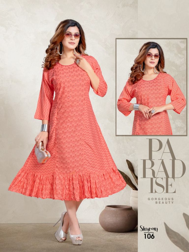 Premnath Simran Anarkali Wholseale Kurti Catalog