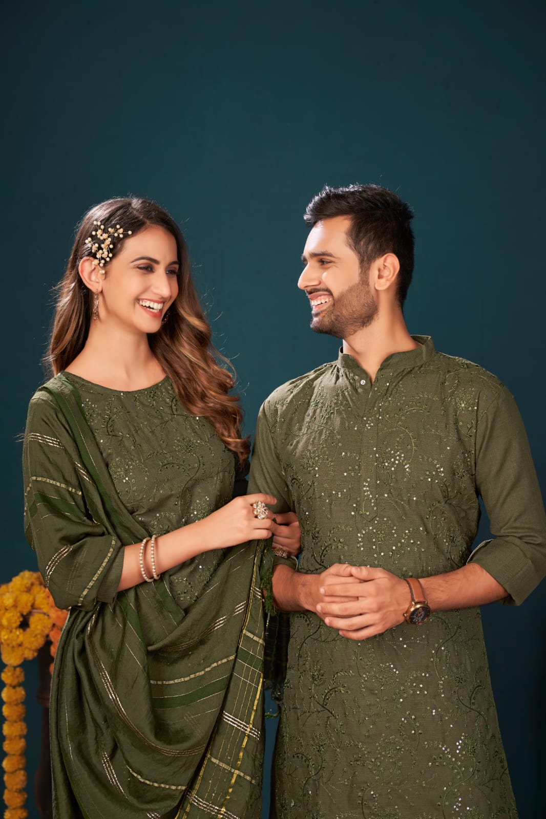 Banwery Royal Couple Vol 8 Fancy Wear Designer Couple Kurta Catalog
