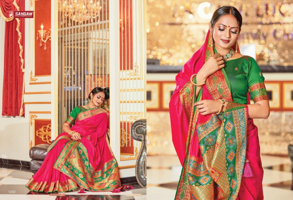 Sangam Kayan Festive Wear Silk Wholseale Saree Catalog