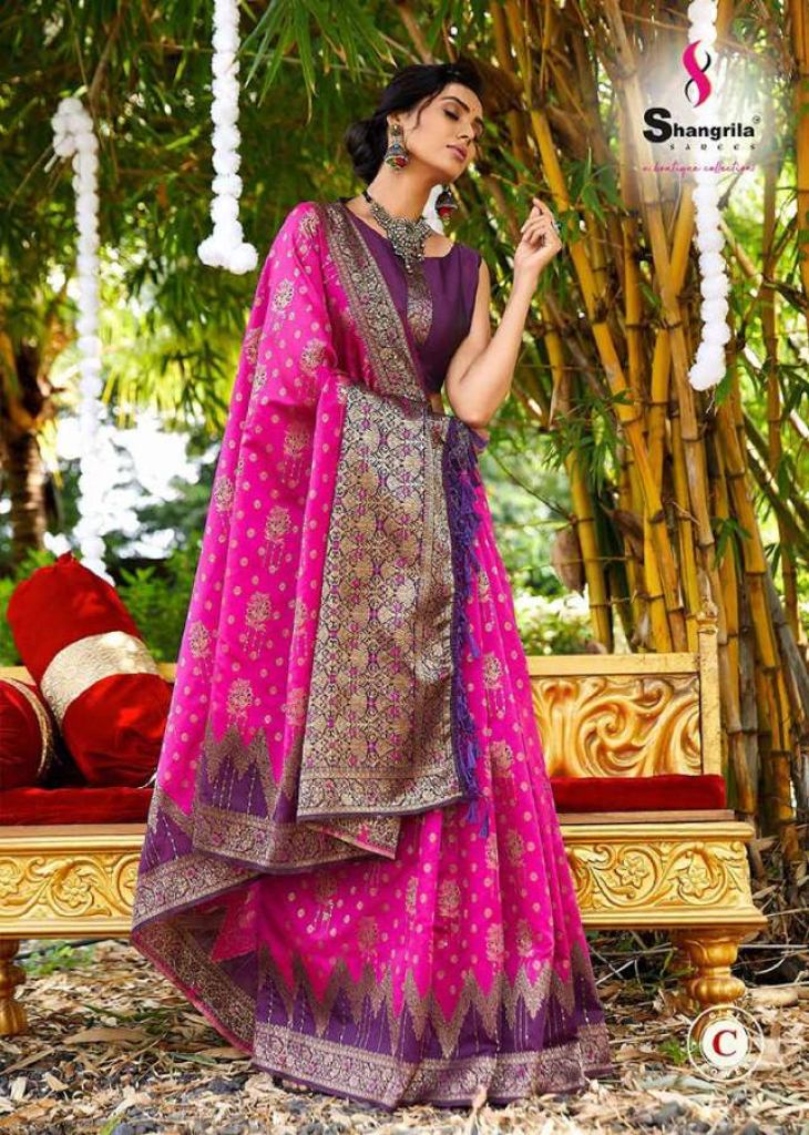 Shangrila Kumran Silk Vol 3 Festive Wear Silk Saree Catalog