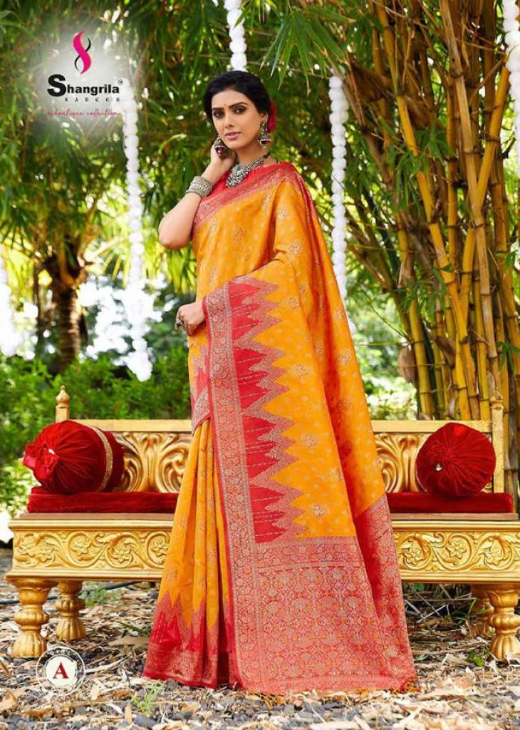 Shangrila Kumran Silk Vol 3 Festive Wear Silk Saree Catalog