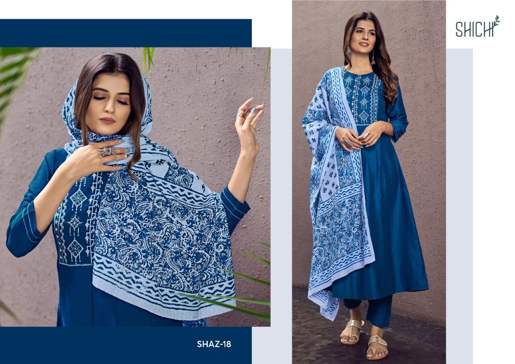 Shichi  Aza Ready Made Kurtis Bottom With Dupatta Catalog