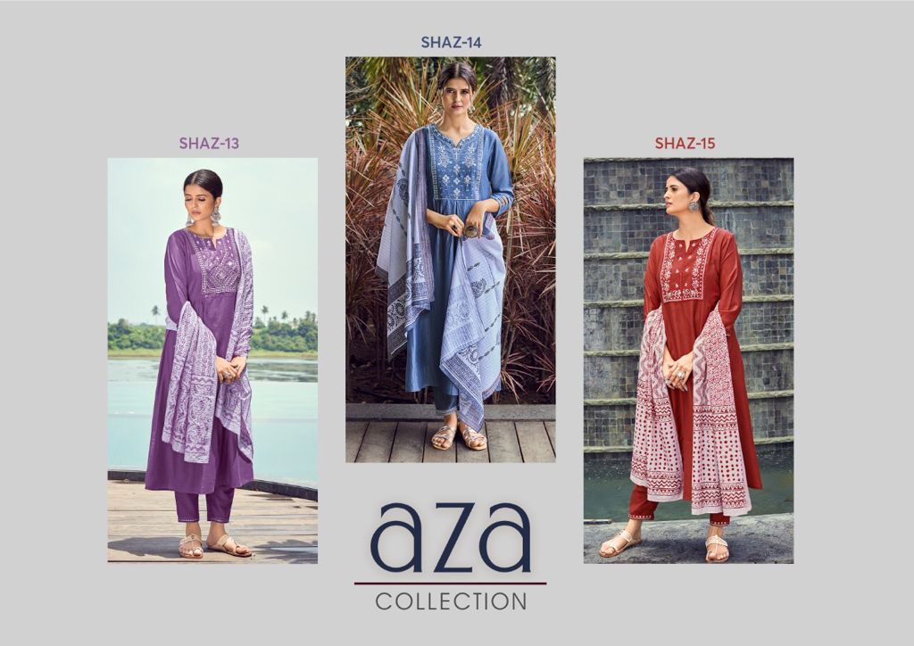 Shichi  Aza Ready Made Kurtis Bottom With Dupatta Catalog