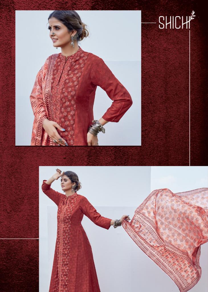 Shichi Kora Readymade Kurtis Bottom And Dupatta Catalog