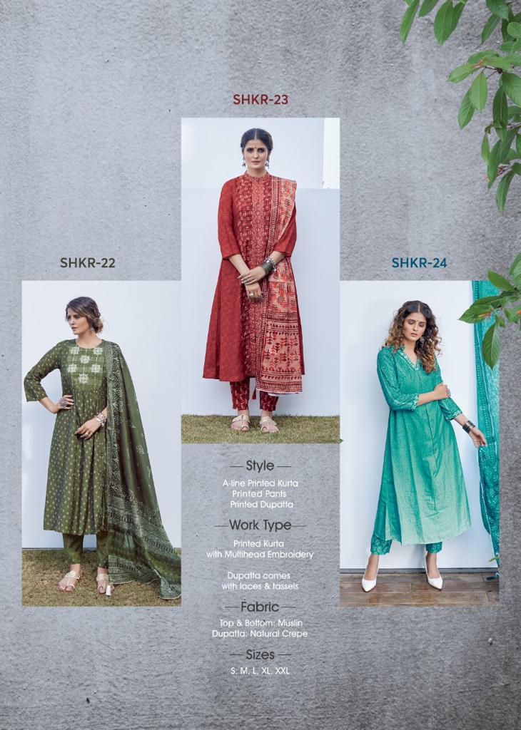 Shichi Kora Readymade Kurtis Bottom And Dupatta Catalog