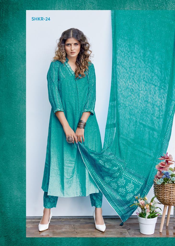Shichi Kora Readymade Kurtis Bottom And Dupatta Catalog