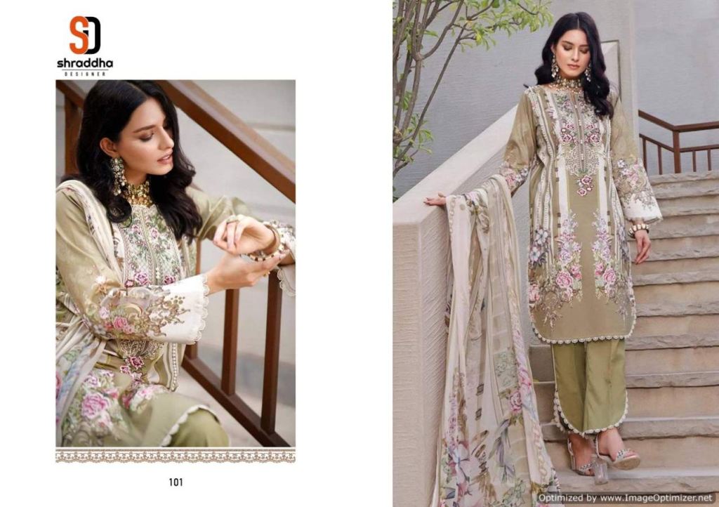 Shraddha Ombre Cotton Printed Pakistani Salwar Kameez Catalog