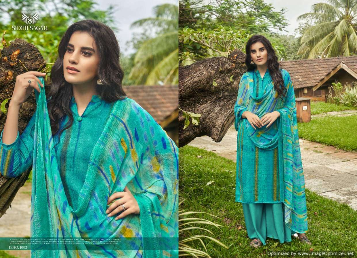 Siddhi Sagar Sajda Digital Print Winter Pashmina Dress Material Catalog