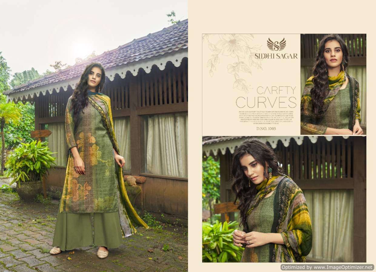 Siddhi Sagar Sajda Digital Print Winter Pashmina Dress Material Catalog