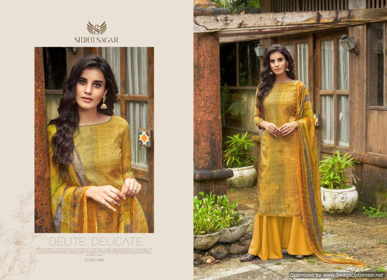 Siddhi Sagar Sajda Digital Print Winter Pashmina Dress Material Catalog