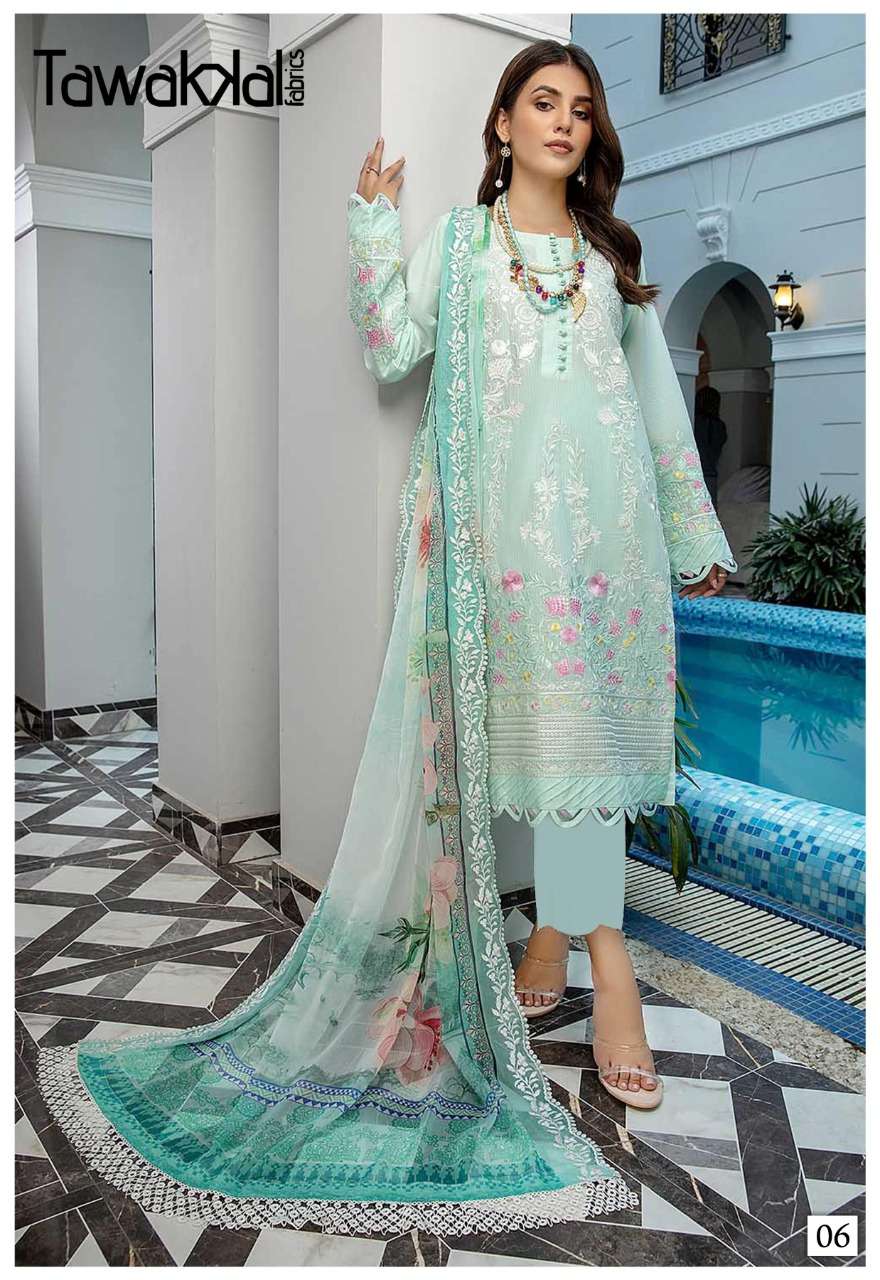 Tawakkal Zaafira Luxury Karachi Cotton Buy Karachi Cotton Suits
