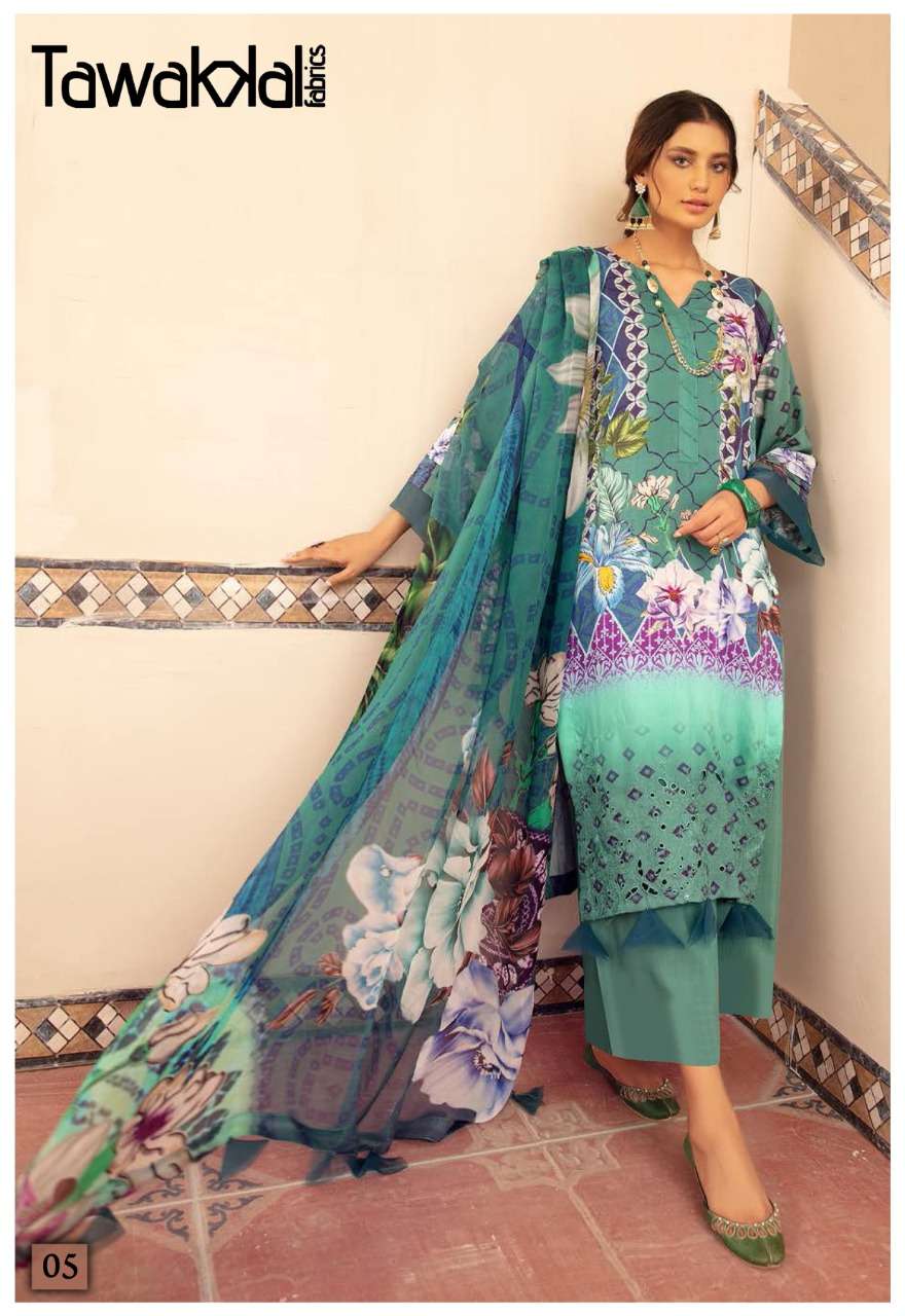 Tawakkal Zaafira Luxury Karachi Cotton Buy Karachi Cotton Suits