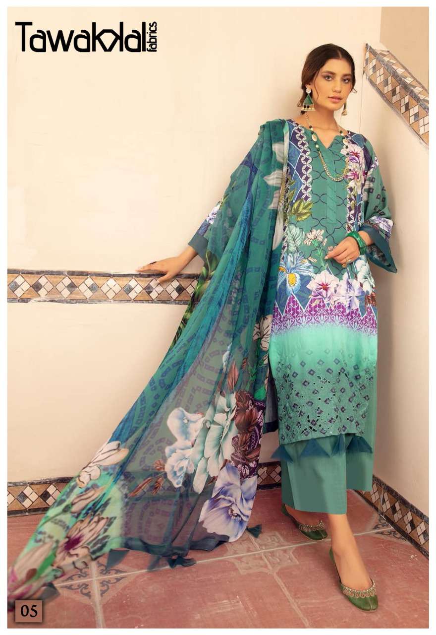 Tawakkal Zaafira Luxury Karachi Cotton Buy Karachi Cotton Suits