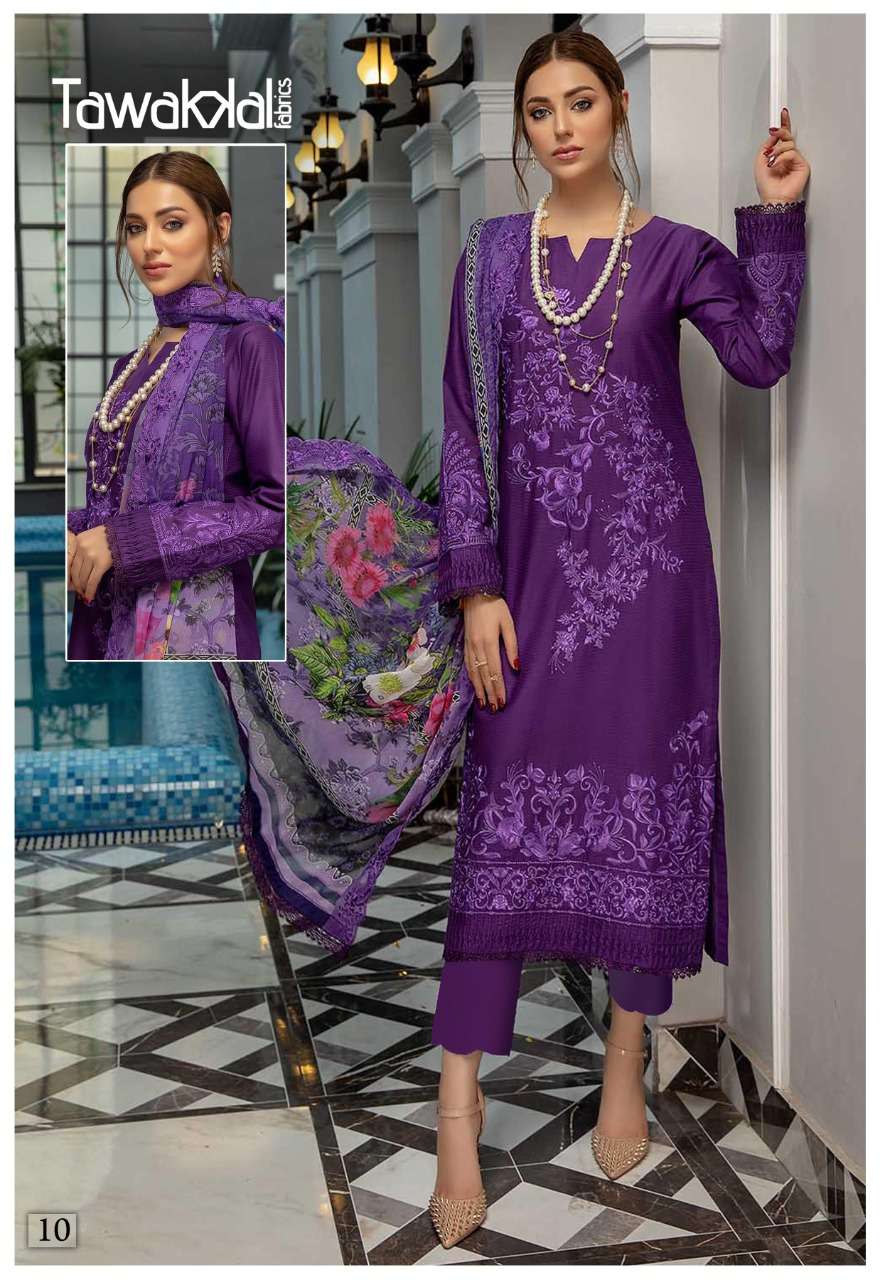 Tawakkal Zaafira Luxury Karachi Cotton Buy Karachi Cotton Suits