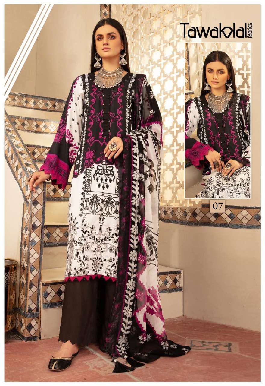 Tawakkal Zaafira Luxury Karachi Cotton Buy Karachi Cotton Suits