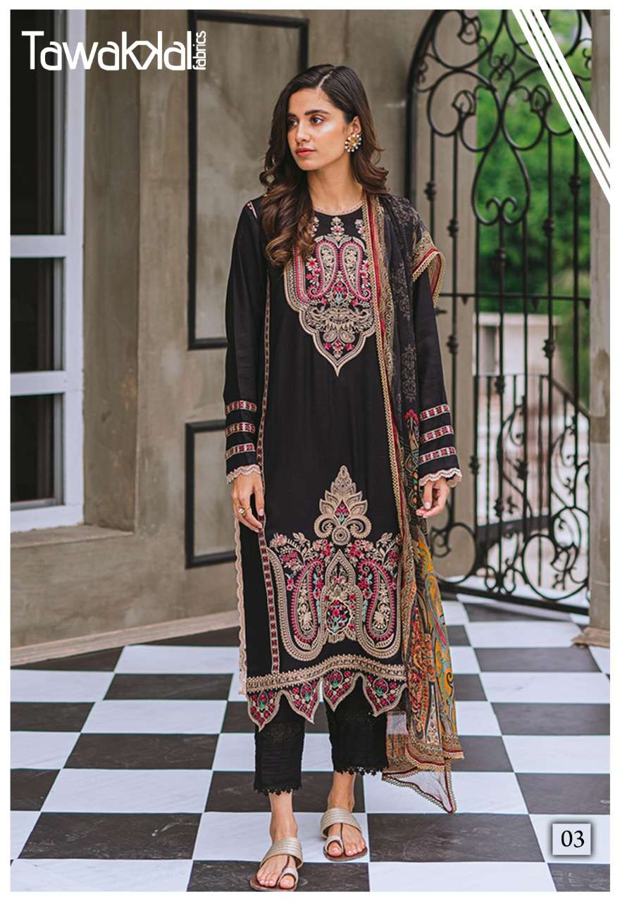 Tawakkal Zaafira Luxury Karachi Cotton Buy Karachi Cotton Suits
