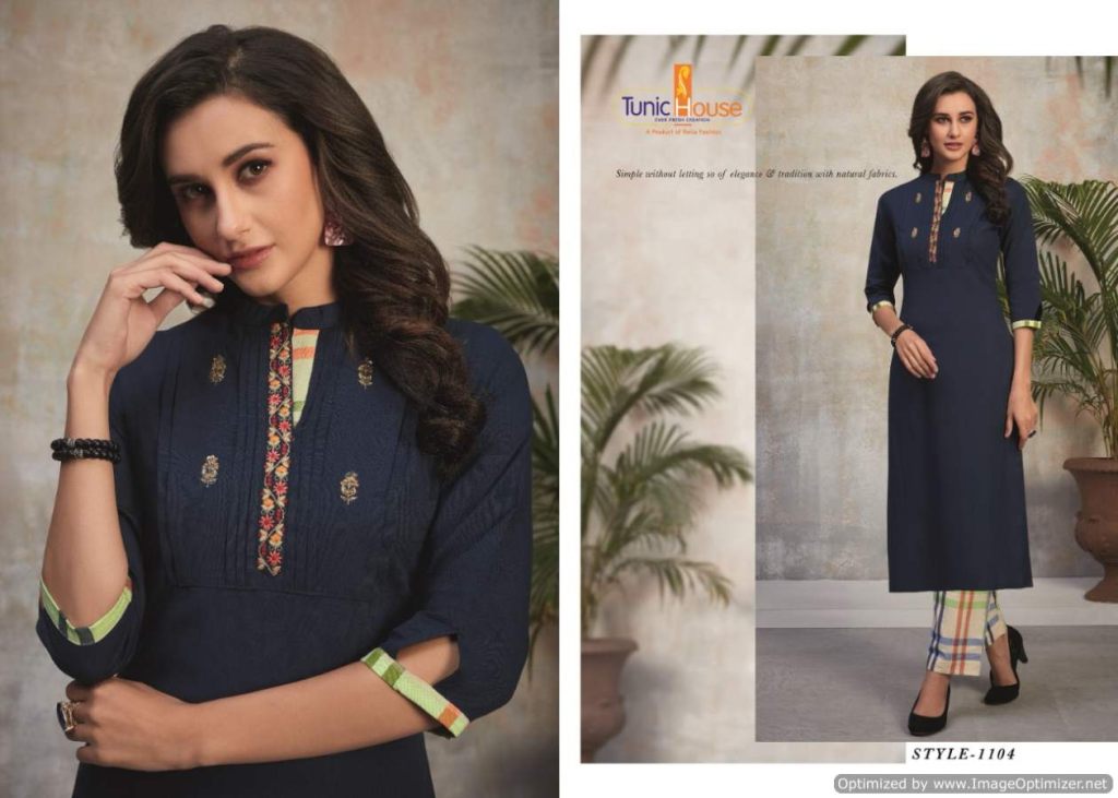 Tunic House Najuk Vol 2 Kurti With Bottom Catalog