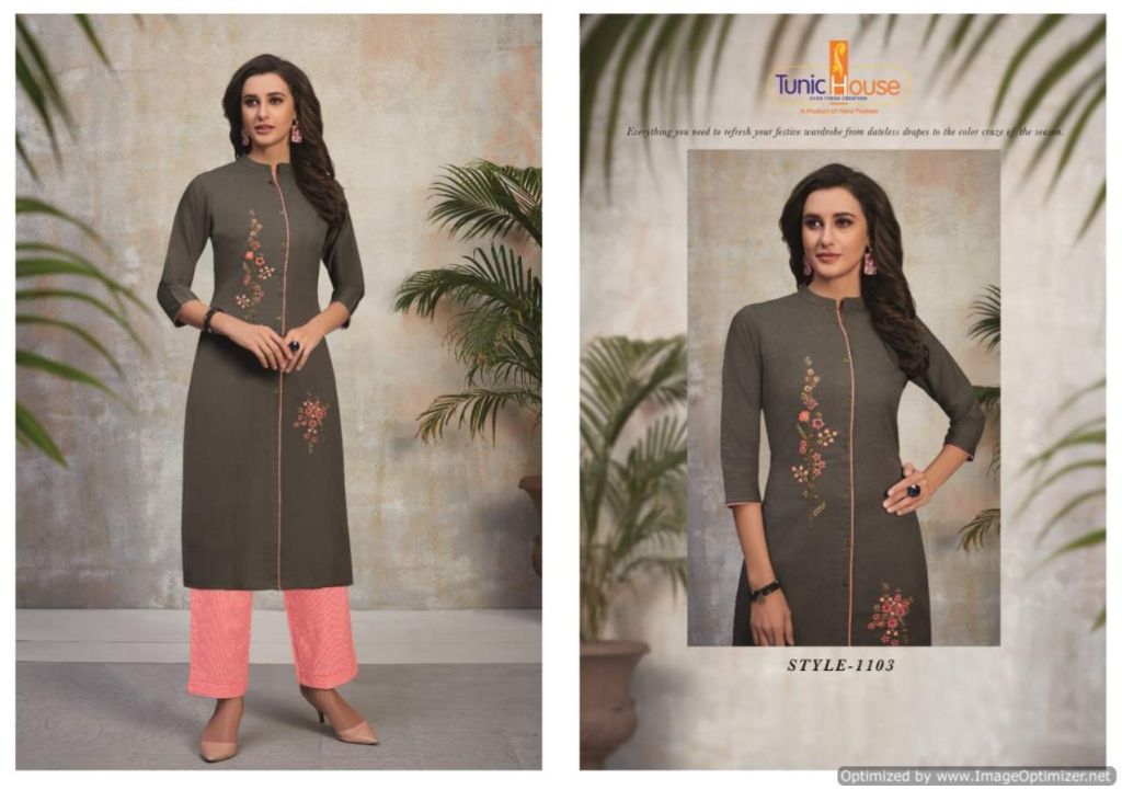 Tunic House Najuk Vol 2 Kurti With Bottom Catalog