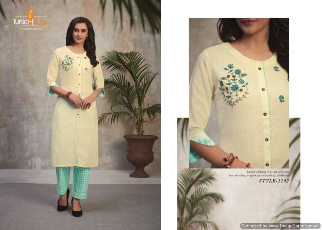 Tunic House Najuk Vol 2 Kurti With Bottom Catalog