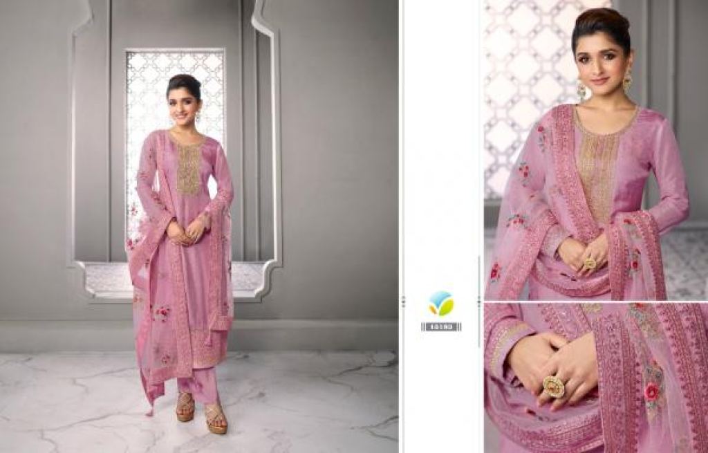 Vinay Kaseesh Infinity Hit List Silk Designer Party Wear Salwar
