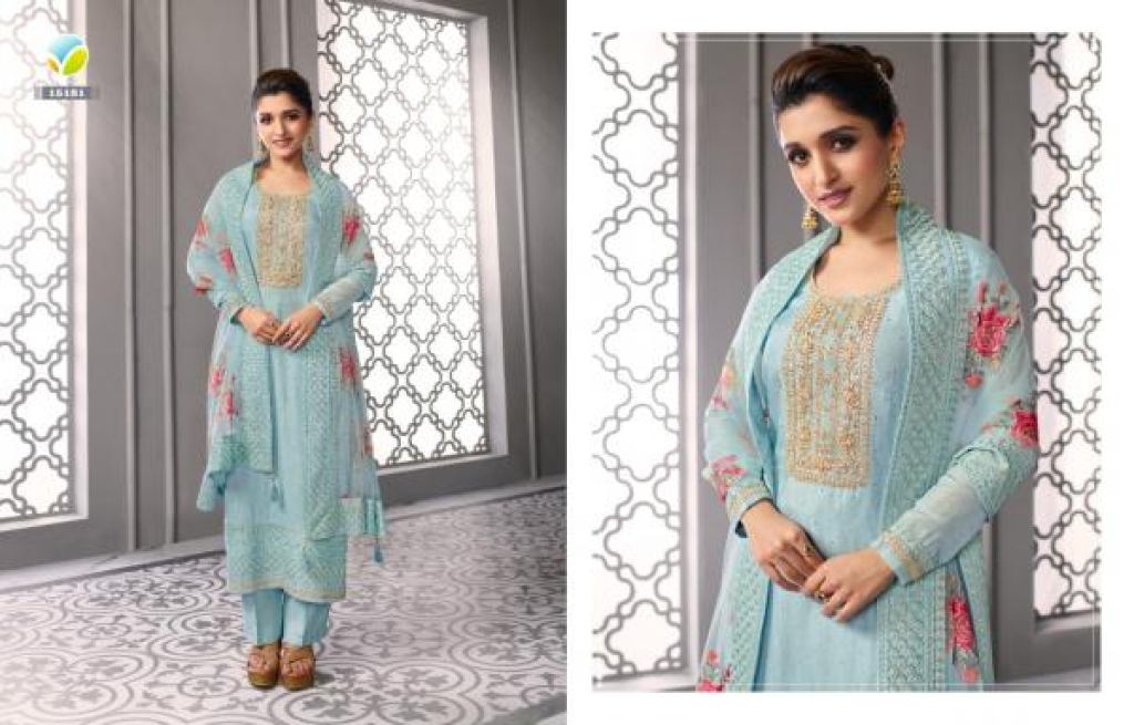 Vinay Kaseesh Infinity Hit List Silk Designer Party Wear Salwar