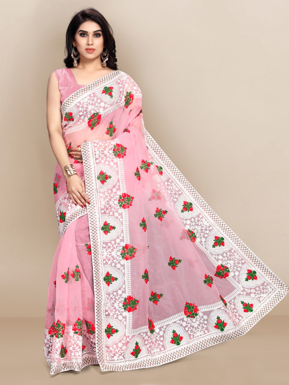 Vivera Slyvie Vol 4 Fancy Wear Organza Saree Catalog