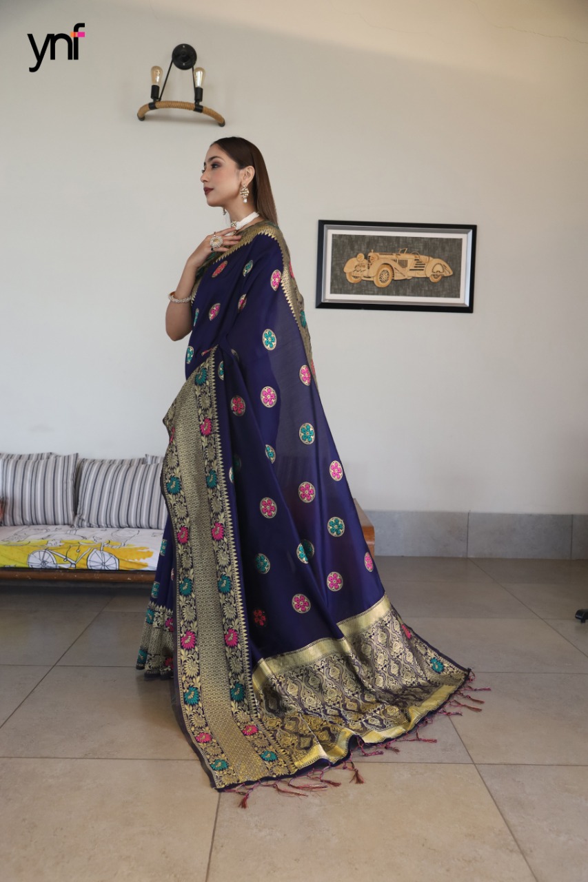 Ynf Mahuya Festive Wear Poly Silk Saree Catalog