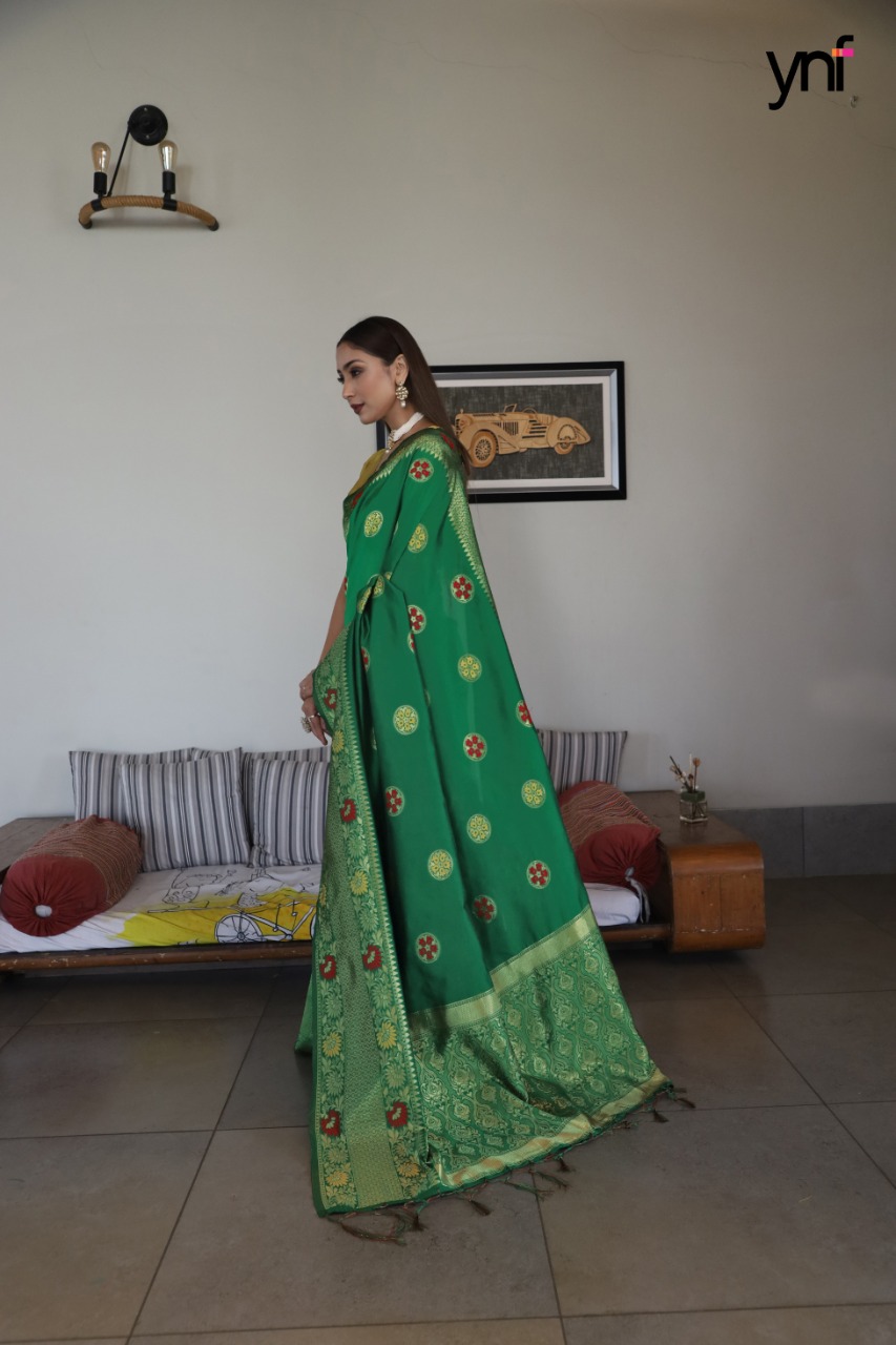 Ynf Mahuya Festive Wear Poly Silk Saree Catalog