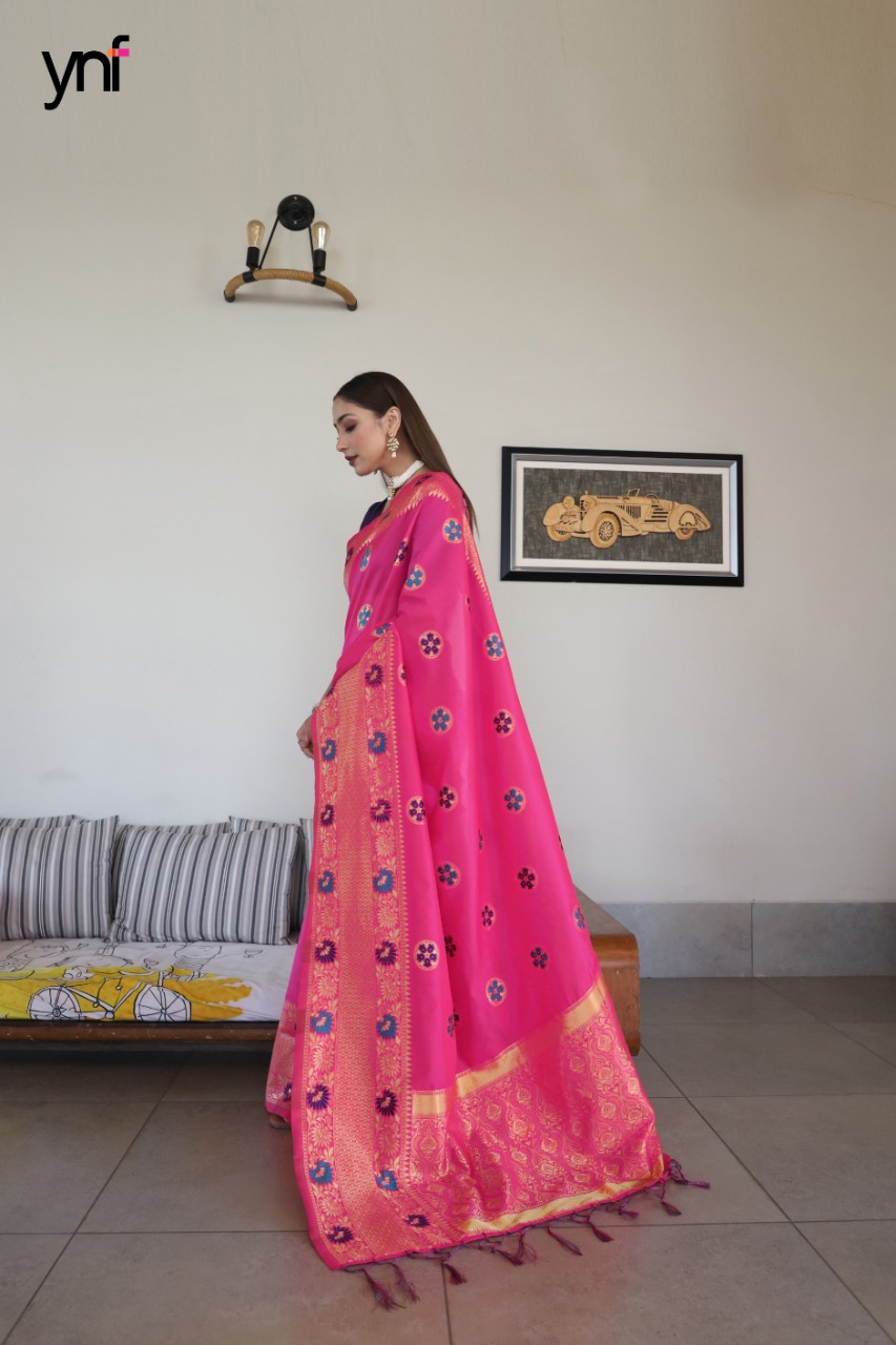 Ynf Mahuya Festive Wear Poly Silk Saree Catalog