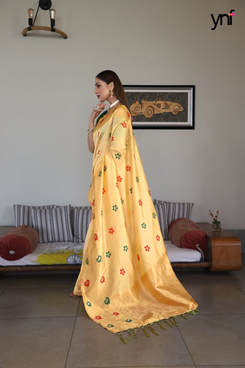 Ynf Mahuya Festive Wear Poly Silk Saree Catalog