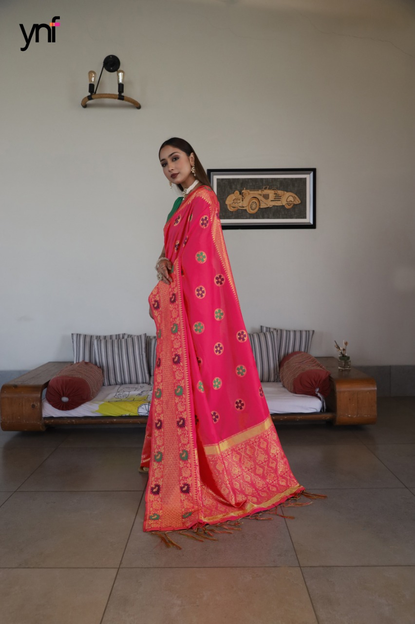 Ynf Mahuya Festive Wear Poly Silk Saree Catalog