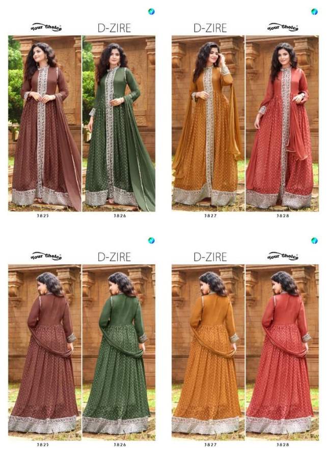 Your Choice D Zire Georgette Designer Salwar Suits