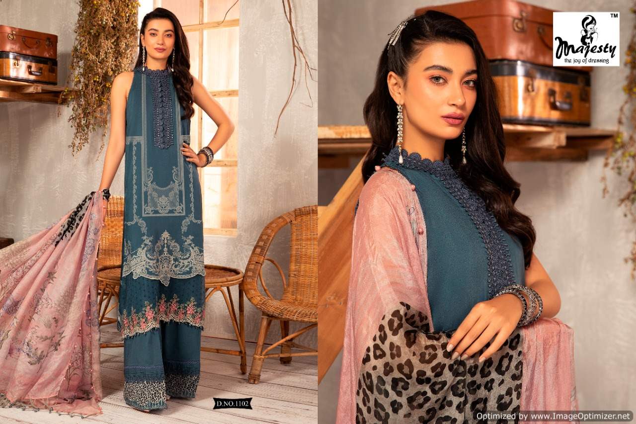Majesty Maria Vol 11 Jam Silk Pakistani Salwar Kameez Catalog